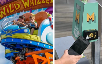 Ticket validation with VTAP NFC readers – Morey’s Piers
