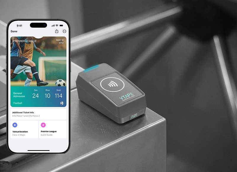 NFC for digital sports ticketing